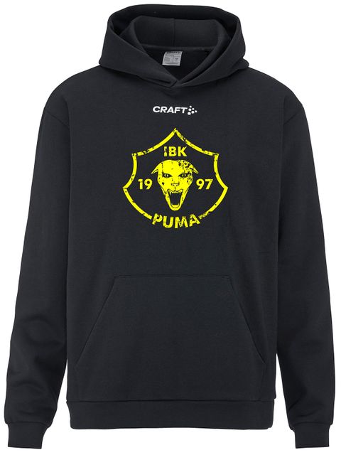 Craft Hoodtröja COMMUNITY 2.0, Black - stor logo (IBK Puma)